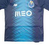 NEW BALANCE 2019/20 FC Porto Third Mens Football Shirt Jersey Blue Crew Neck M