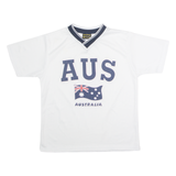 HOXLEY Australia Mens Jersey White 90s V-Neck XS