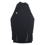 LOTTO Running Womens Jersey Black Long Sleeve High Neck L