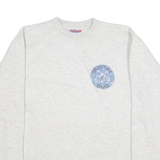 DETTO FATTO Cristal Dog Mens Sweatshirt Grey 90s M