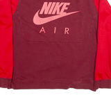 NIKE AIR Mens Sweatshirt Maroon L