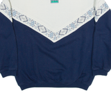 ALBERTVILLE-FRANCE Womens Sweatshirt Blue High Neck L