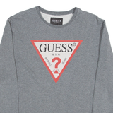 GUESS Womens Sweatshirt Grey M