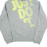 NIKE Womens Grey Hoodie L