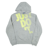 NIKE Womens Grey Hoodie L