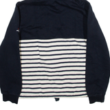 SABLE MER Womens Blue Hoodie Full Zip M