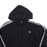 ADIDAS Cropped Womens Black Hoodie UK 8