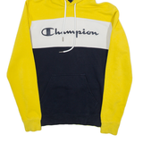 CHAMPION Womens Yellow Hoodie S