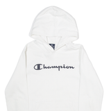CHAMPION Womens White Hoodie XL