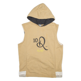 NIKE Sleeveless Womens Beige Hoodie M