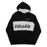 NIKE Womens Black Hoodie L