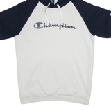 CHAMPION Short Sleeved Womens Blue Hoodie L