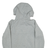 NIKE Womens Grey Hoodie Full Zip L
