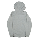 NIKE Womens Grey Hoodie Full Zip L