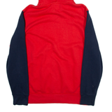 LEVI'S Womens Red Hoodie Full Zip L