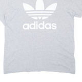 ADIDAS Mens T-Shirt Grey M