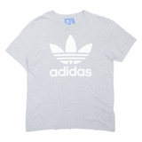 ADIDAS Mens T-Shirt Grey M