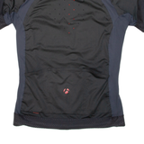 Cycling Mens Jersey Black Full Zip M