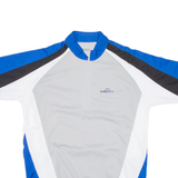 TCM Cycling Mens Jersey Blue 1/2 Zip L