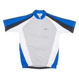 TCM Cycling Mens Jersey Blue 1/2 Zip L