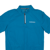 MUDDYFOX Cycling Mens Jersey Blue 1/4 Zip XL