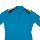 Cycling Mens Jersey Blue 1/2 Zip M