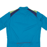 Cycling Mens Jersey Blue 1/2 Zip M
