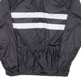 Cycling Mens Jersey Black Long Sleeve Full Zip M