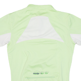 STOKE PRO Cycling Womens Jersey Green 1/2 Zip S