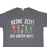 PORT AND COMPANY Gardening Mens T-Shirt Grey XL