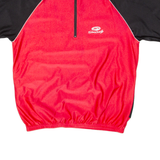 Cycling Mens Jersey Red 1/2 Zip XS