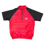 Cycling Mens Jersey Red 1/2 Zip XS