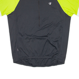 Cycling Mens Jersey Green 1/2 Zip L