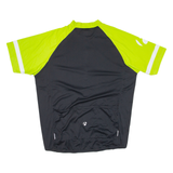Cycling Mens Jersey Green 1/2 Zip L