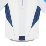 INOC Cycling Mens Jersey White 1/4 Zip L