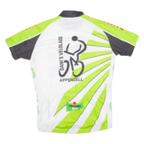 Cycling Mens Jersey Green Full Zip M