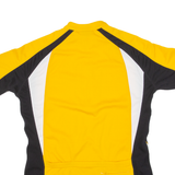STOKE Cycling Mens Jersey Yellow 1/2 Zip M