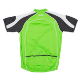 BRUNEX Cycling Mens Jersey Green 1/2 Zip L