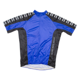 Cycling Mens Jersey Blue 1/2 Zip XL