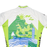 Cycling Mens Jersey Green Full Zip M