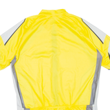 Cycling Mens Jersey Yellow 1/2 Zip L
