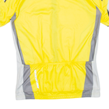 Cycling Mens Jersey Yellow 1/2 Zip L