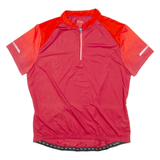 Cycling Mens Jersey Red 1/4 Zip XL