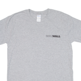 GILDAN Tattoo Wall Mens T-Shirt Grey M
