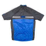Cycling Mens Jersey Blue 1/2 Zip L