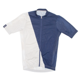 Cycling Mens Jersey Blue Full Zip S