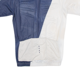 Cycling Mens Jersey Blue Full Zip S