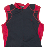 Cycling Mens Jersey Black 1/2 Zip L