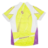 Cycling Mens Jersey Yellow Full Zip XL