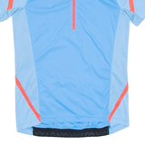 Cycling Mens Jersey Blue 1/4 Zip M
